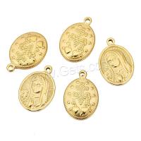 Stainless Steel Saint Pendant, 304 Stainless Steel, Vacuum Ion Plating, fashion jewelry & DIY, golden Approx 1.5mm 