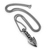 Titanium Steel Jewelry Necklace, Cross, Unisex silver color cm 