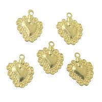 Brass Heart Pendants, DIY Approx 1.5mm 