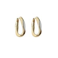 Brass Drop Earring, 18K gold plated, fashion jewelry & for woman & enamel, golden 