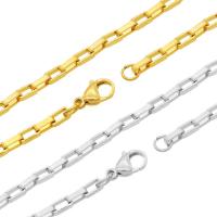 Stainless Steel Box Chain, 304 Stainless Steel, plated, fashion jewelry & DIY Approx 23.62 Inch 