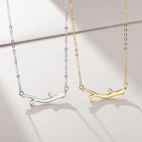 Zinc Alloy Necklace, with 1.96inch extender chain, Branch, plated, fashion jewelry & for woman 25*6mm Approx 17.71 Inch 