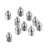 Stainless Steel End Caps, 304 Stainless Steel, plated [
