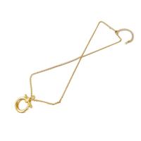 Brass Jewelry Necklace, with 2.36inch extender chain, plated, fashion jewelry & for woman & hollow Approx 15.7 Inch 