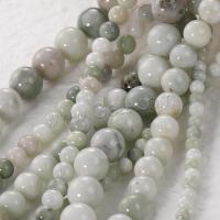 Cuentas de jade teñidos, Jade de hierba verde, Bricolaje & diverso tamaño para la opción, Vendido por Sarta