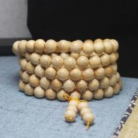 108 Perlen Mala, Streifen Bambus, mehrschichtig & Folk-Stil & unisex, 10mm, 108PCs/Strang, verkauft von Strang
