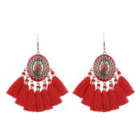 Zinc Alloy Drop Earring, plated, fashion jewelry & for woman 