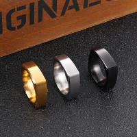 Stainless Steel Finger Ring, 316L Stainless Steel, plated, fashion jewelry & for man 8mm 