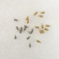 Stainless Steel Cord Tips, 304 Stainless Steel, plated 