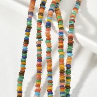 Natural Freshwater Shell Beads, DIY, mixed colors, 4mm Approx 0.5mm Approx 14.96 Inch, Approx 