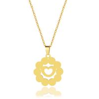 Stainless Steel Jewelry Necklace, 304 Stainless Steel, with 2inch extender chain, Heart, real gold plated, cross chain & for woman & hollow Approx 17.7 Inch 