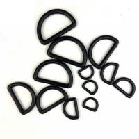 Bag D Ring Buckle, Kunststoff, verschiedene Größen vorhanden, schwarz, verkauft von PC[