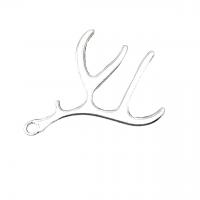 Zinc Alloy Jewelry Pendants, Antlers, antique silver color plated, vintage & DIY Approx 
