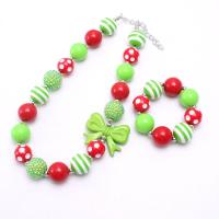 Acrylic Children Jewelry Sets, with 2.36inch extender chain, Girl & fashion jewelry 43*34mm,20mm Approx 16.53 Inch 