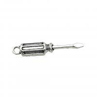 Zinc Alloy Tool Pendants, Screwdriver, antique silver color plated, DIY Approx 2mm, Approx 