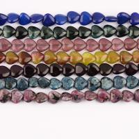 Einzelne Edelstein Perlen, Naturstein, Herz, DIY, keine, 12mm, 34PCs/Strang, verkauft von Strang