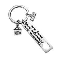 Stainless Steel Key Chain, 304 Stainless Steel, with Zinc Alloy, Unisex original color 25mm 