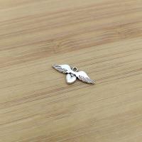 Zinc Alloy Jewelry Pendants, Wing Shape, antique silver color plated, vintage & DIY Approx 