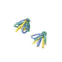 Glass Seed Beads Earring, Acrylic, with Seedbead, fashion jewelry & for woman 
