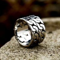 Titanium Steel Finger Ring, polished & for man, US Ring 