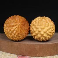 Thuja Sutchuenensis Health Care Handball, Durianfrucht, geschnitzt, Folk-Stil & unisex, 45mm, verkauft von PC