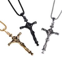 Stainless Steel Jewelry Necklace, 316L Stainless Steel, Cross, fashion jewelry & for man 