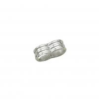 Zinc Alloy Spacer Beads, Donut, antique silver color plated, vintage & DIY, silver color Approx 