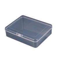 Boîte en plastique, Polypropylène (pp), rectangle, Anti-poussière & transparent Vendu par PC