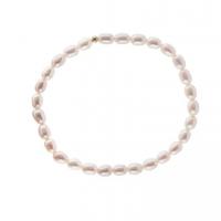 Perlen Armbänder, Natürliche kultivierte Süßwasserperlen, Modeschmuck & für Frau, weiß, Länge:ca. 7 ZollInch, verkauft von PC