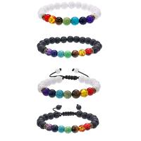 Gemstone Bracelets, handmade, 4 pieces & Unisex Approx 7.09 Inch, Approx 7.8 Inch 