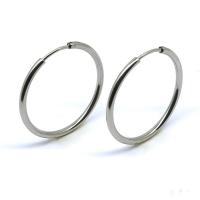 Stainless Steel Hoop Earring, 304 Stainless Steel, polished, fashion jewelry & Unisex original color 