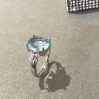 Латунное кольцо с стразами, Латунь, бабочка, покрытый платиной, регулируемый & Женский & со стразами, размер:6-8, продается PC
