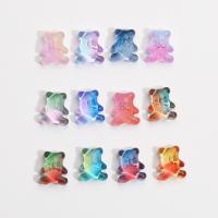 Polymer Clay Nagel Kunst, Glas, Bär, DIY, keine, 8.4x10mm, 10PCs/Menge, verkauft von Menge