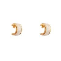 Acrylic Stud Earring, Zinc Alloy, with Acrylic, high quality plated, fashion jewelry & for woman [
