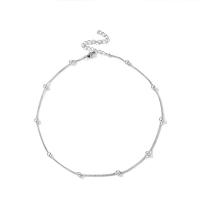 Zinc Alloy Necklace, with 3.5cm extender chain, silver color plated, fashion jewelry & for woman Approx 38 cm 