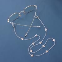 Zinc Alloy Glasses Chain, with Seedbead, anti-skidding & for woman Approx 70 cm [