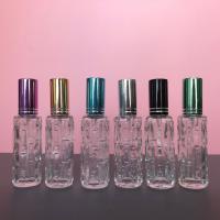 Vidrio Botella de perfume, con Aleación de aluminio, Portátil & Sostenible, más colores para la opción, 93x24.7mm, Vendido por UD