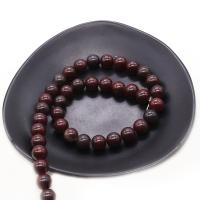 Perles en jaspe bréchique, Corde d'armure, Rond, DIY & normes différentes pour le choix, rouge Environ 38 cm, Vendu par brin