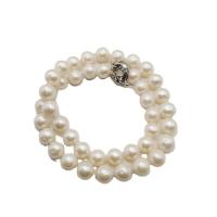 Natural Freshwater Pearl Necklace, Potato, for woman, white, 10-11mm Approx 45 cm 