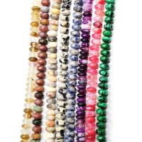 Mixed Gemstone Beads, Natural Stone, Rondelle, DIY Approx 