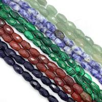 Mixed Gemstone Beads, Natural Stone, barrel, DIY & faceted Approx 