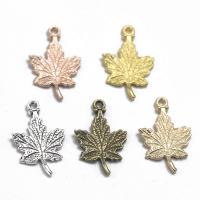 Zinc Alloy Leaf Pendants, Maple Leaf, plated, vintage & DIY 