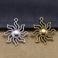 Zinc Alloy Jewelry Pendants, Sun, plated, vintage & DIY 