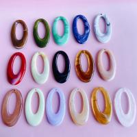 Resin Jewelry Pendant, Oval, DIY & hollow 
