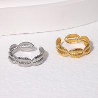 Stainless Steel Finger Ring, 304 Stainless Steel, Vacuum Ion Plating, fashion jewelry & for woman 17.4mm 