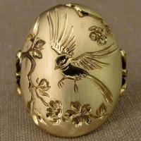 кольцо из цинкового сплава , цинковый сплав, плакирован золотом, ювелирные изделия моды & Мужская & разный размер для выбора, продается PC