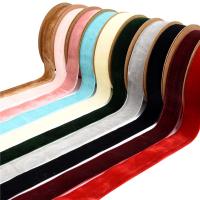 Ruban en velours de coton, Nylon polypropylène, avec Flocage de ruban de tissu, DIY, plus de couleurs à choisir, 25mm Vendu par bobine