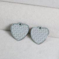 pendentifs de cœur en inox , Acier inoxydable 304, coeur, Mignon & DIY, couleur originale Vendu par PC