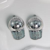 Zinc Alloy Hat Pendants, silver color plated, fashion jewelry & DIY 