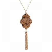 Zinc Alloy Sweater Chain Necklace, plated, fashion jewelry & for woman, 11cm,5cm Approx 70 cm 